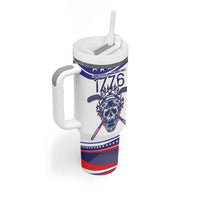 United States Hockey Personalized Tumbler With Handle Losing Teeth Winning Wars Since 1776 White Style