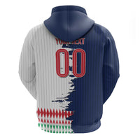 Custom France Italy Cultural Half Flag Hoodie Scratch Style