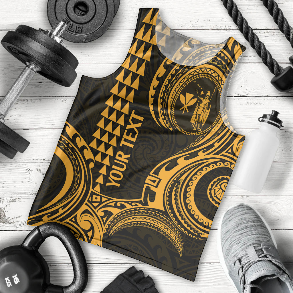 custom-hawaii-men-tank-top-paradise-of-the-pacific-tribal-kakau-for-king-kamehameha-day-gold