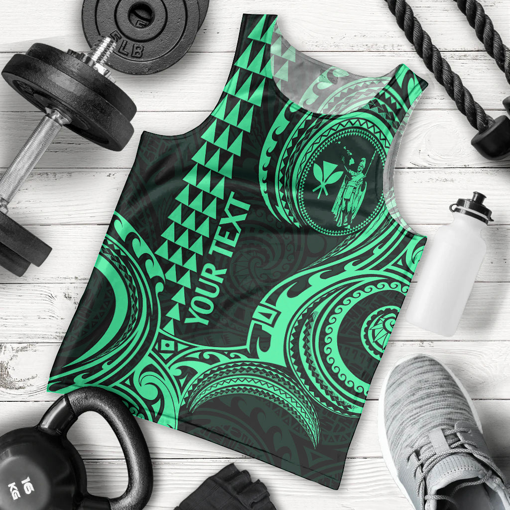 custom-hawaii-men-tank-top-paradise-of-the-pacific-tribal-kakau-for-king-kamehameha-day-green