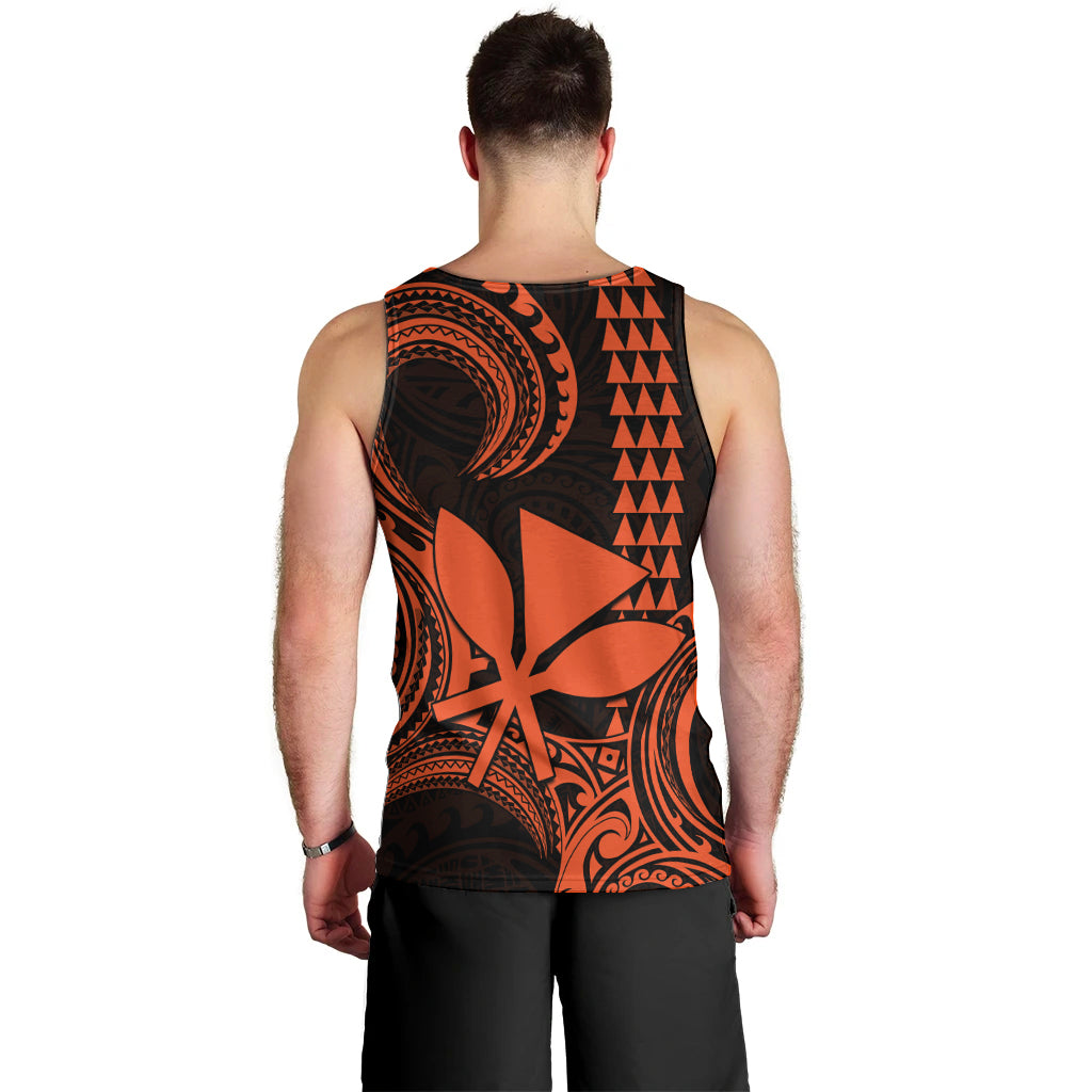 custom-hawaii-men-tank-top-paradise-of-the-pacific-tribal-kakau-for-king-kamehameha-day-orange