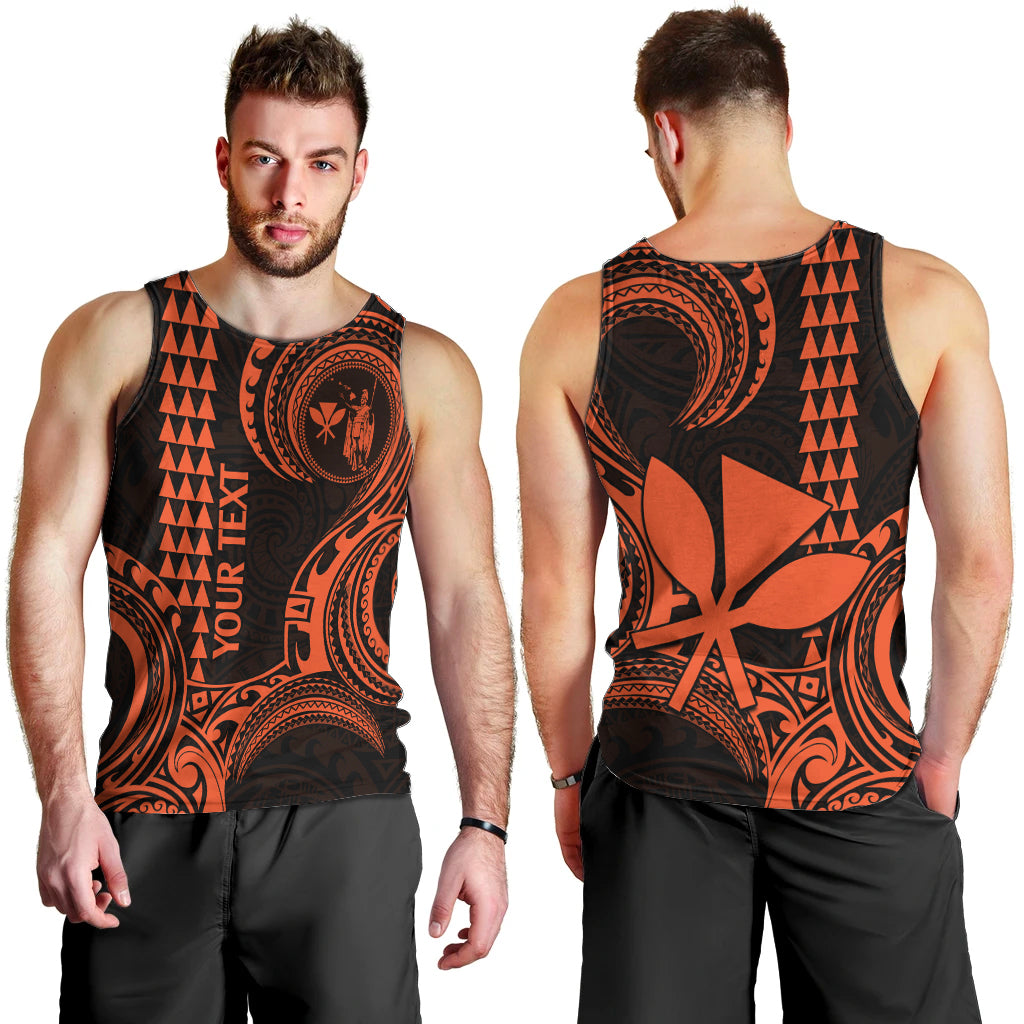 custom-hawaii-men-tank-top-paradise-of-the-pacific-tribal-kakau-for-king-kamehameha-day-orange