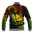Custom Hawaii Baseball Jacket Paradise of the Pacific Tribal Kakau for King Kamehameha Day - Reggae LT9 - Wonder Print Shop