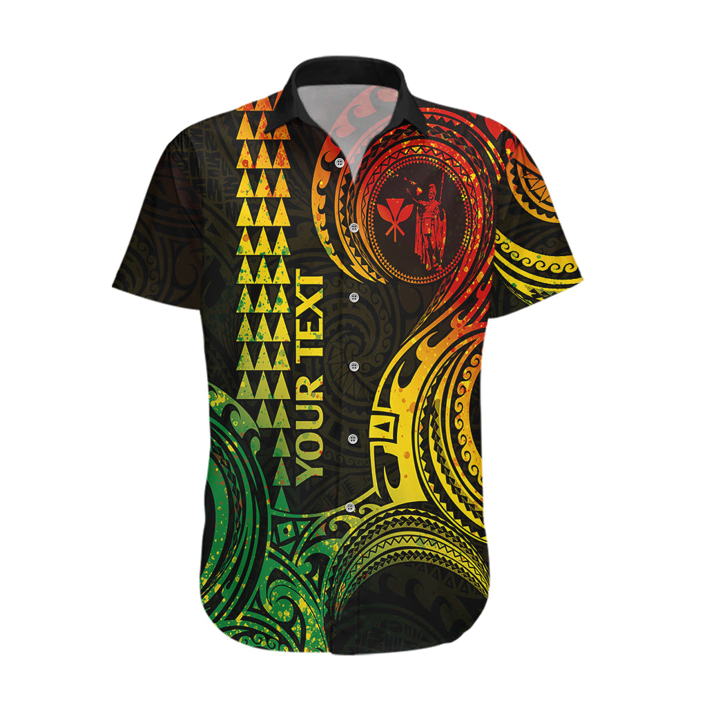 Custom Hawaii Hawaiian Shirt Paradise of the Pacific Tribal Kakau for King Kamehameha Day - Reggae - Wonder Print Shop