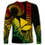 Custom Hawaii Long Sleeve Shirt Paradise of the Pacific Tribal Kakau for King Kamehameha Day - Reggae - Wonder Print Shop