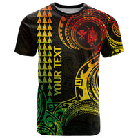Custom Hawaii T Shirt Paradise of the Pacific Tribal Kakau for King Kamehameha Day - Reggae - Wonder Print Shop