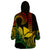 Custom Hawaii Wearable Blanket Hoodie Paradise of the Pacific Tribal Kakau for King Kamehameha Day - Reggae - Wonder Print Shop