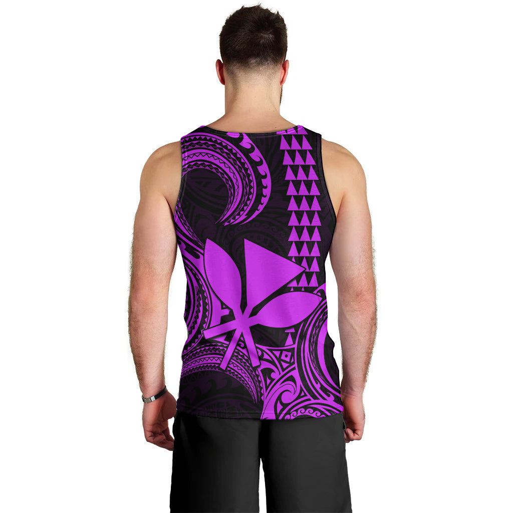 custom-hawaii-men-tank-top-paradise-of-the-pacific-tribal-kakau-for-king-kamehameha-day-purple