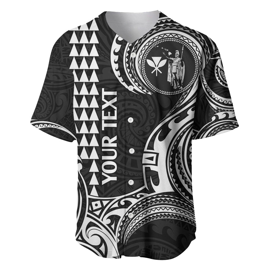 Custom Hawaii Baseball Jersey Paradise of the Pacific Tribal Kakau for King Kamehameha Day - White LT9 - Wonder Print Shop