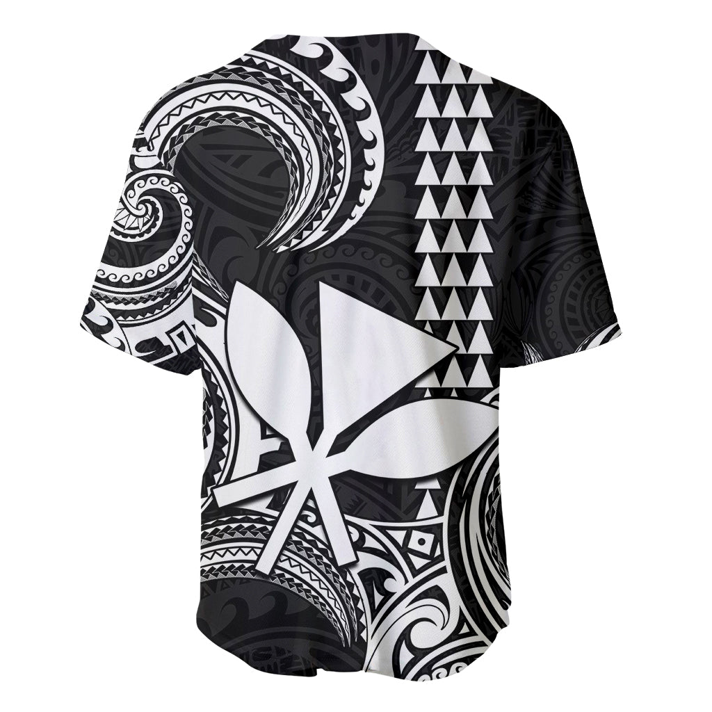 Custom Hawaii Baseball Jersey Paradise of the Pacific Tribal Kakau for King Kamehameha Day - White LT9 - Wonder Print Shop