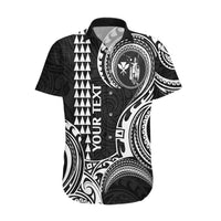 Custom Hawaii Hawaiian Shirt Paradise of the Pacific Tribal Kakau for King Kamehameha Day - White - Wonder Print Shop