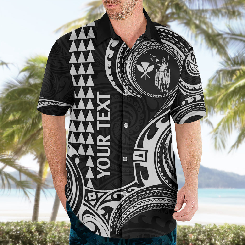 Custom Hawaii Hawaiian Shirt Paradise of the Pacific Tribal Kakau for King Kamehameha Day - White - Wonder Print Shop
