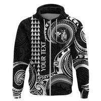 Custom Hawaii Hoodie Paradise of the Pacific Tribal Kakau for King Kamehameha Day - White - Wonder Print Shop