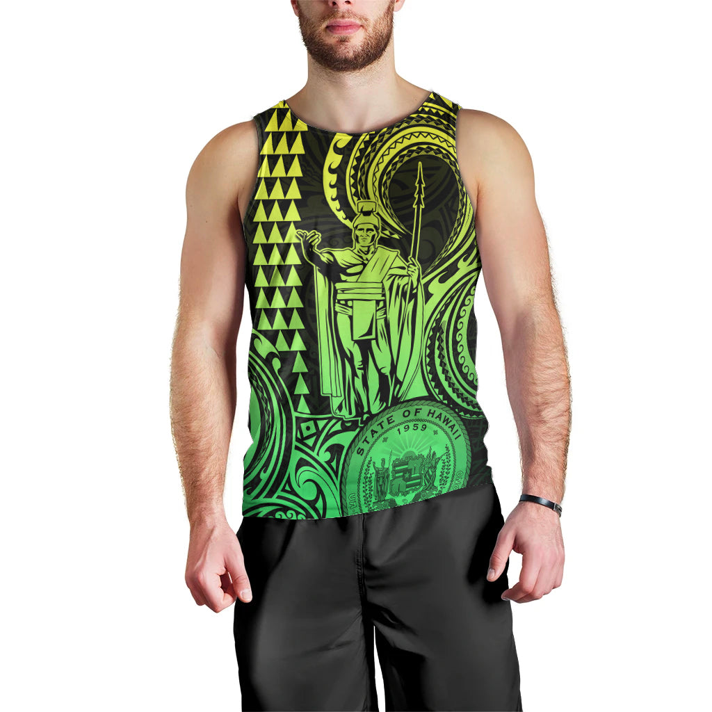 custom-happy-king-kamehameha-day-hawaii-men-tank-top-paradise-of-the-pacific-tribal-kakau-with-kanaka-maoli-lime