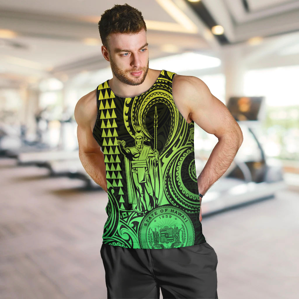 custom-happy-king-kamehameha-day-hawaii-men-tank-top-paradise-of-the-pacific-tribal-kakau-with-kanaka-maoli-lime