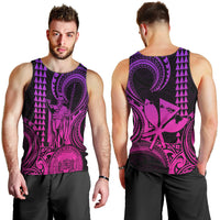custom-happy-king-kamehameha-day-hawaii-men-tank-top-paradise-of-the-pacific-tribal-kakau-with-kanaka-maoli-pink-gradient