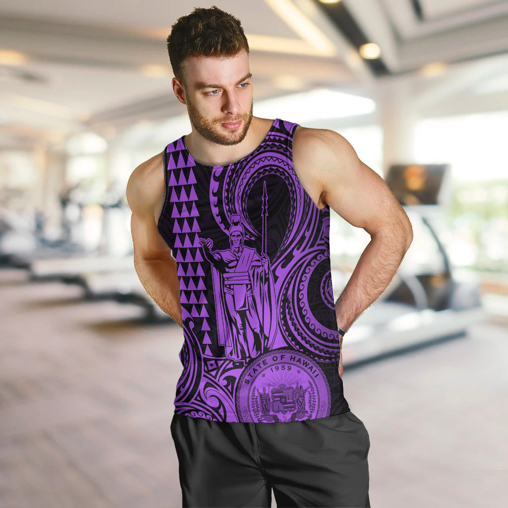 custom-happy-king-kamehameha-day-hawaii-men-tank-top-paradise-of-the-pacific-tribal-kakau-with-kanaka-maoli-purple