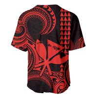 Custom Happy King Kamehameha Day Hawaii Baseball Jersey Paradise of the Pacific Tribal Kakau with Kanaka Maoli - Red LT9 - Wonder Print Shop