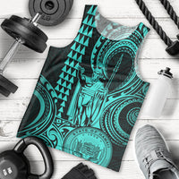 custom-happy-king-kamehameha-day-hawaii-men-tank-top-paradise-of-the-pacific-tribal-kakau-with-kanaka-maoli-turquoise