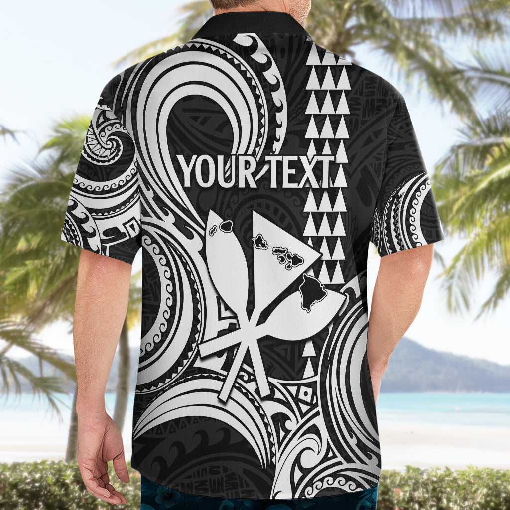 Custom Happy King Kamehameha Day Hawaii Hawaiian Shirt Paradise of the Pacific Tribal Kakau with Kanaka Maoli - White - Wonder Print Shop