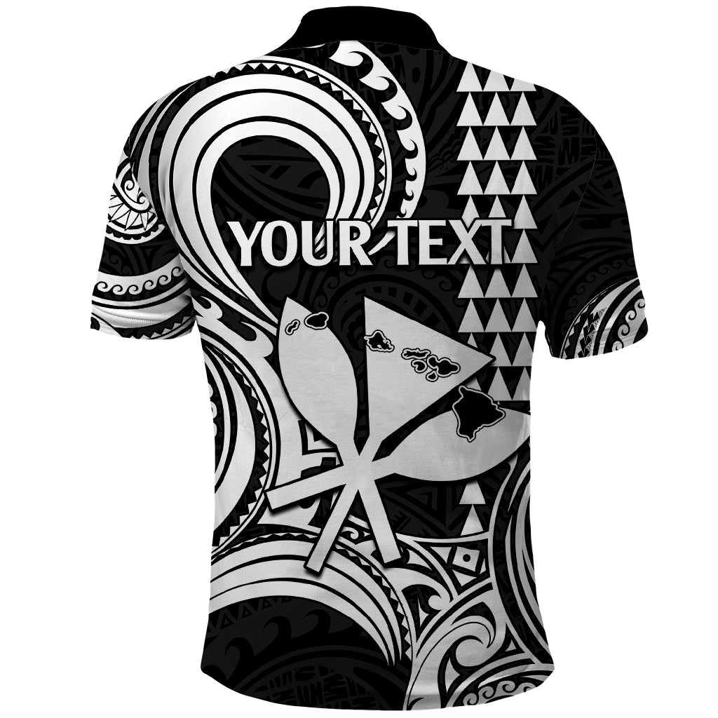 Custom Happy King Kamehameha Day Hawaii Polo Shirt Paradise of the Pacific Tribal Kakau with Kanaka Maoli - White - Wonder Print Shop