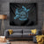 Personalized Odin's Celtic Raven Tapestry Blue Scandinavian Tattoo - Wonder Print Shop