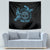 Personalized Odin's Celtic Raven Tapestry Blue Scandinavian Tattoo - Wonder Print Shop