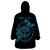 Personalized Odin's Celtic Raven Wearable Blanket Hoodie Blue Scandinavian Tattoo - Wonder Print Shop
