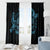 Personalized Odin's Celtic Raven Window Curtain Blue Scandinavian Tattoo - Wonder Print Shop