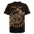 Personalized Odin's Celtic Raven Rugby Jersey Gold Scandinavian Tattoo - Wonder Print Shop