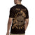 Personalized Odin's Celtic Raven Rugby Jersey Gold Scandinavian Tattoo - Wonder Print Shop