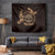 Personalized Odin's Celtic Raven Tapestry Gold Scandinavian Tattoo - Wonder Print Shop