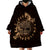 Personalized Odin's Celtic Raven Wearable Blanket Hoodie Gold Scandinavian Tattoo - Wonder Print Shop