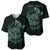 Personalized Odin's Celtic Raven Baseball Jersey Green Scandinavian Tattoo LT9 - Wonder Print Shop