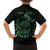 Personalized Odin's Celtic Raven Family Matching Puletasi and Hawaiian Shirt Green Scandinavian Tattoo - Wonder Print Shop