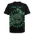 Personalized Odin's Celtic Raven Rugby Jersey Green Scandinavian Tattoo - Wonder Print Shop