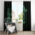 Personalized Odin's Celtic Raven Window Curtain Green Scandinavian Tattoo - Wonder Print Shop