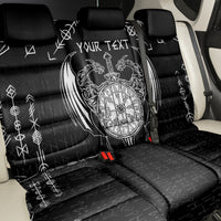 Personalized Viking Dragon Back Car Seat Cover with Sword Black Scandinavian Tattoo LT9 - Wonder Print Shop