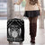 Personalized Viking Dragon Luggage Cover with Sword Black Scandinavian Tattoo - Wonder Print Shop