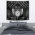 Personalized Viking Dragon Tapestry with Sword Black Scandinavian Tattoo - Wonder Print Shop