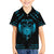 Personalized Viking Dragon Kid Hawaiian Shirt with Sword Blue Scandinavian Tattoo - Wonder Print Shop