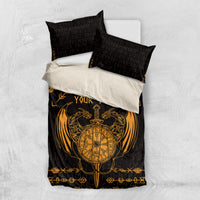 Personalized Viking Dragon Bedding Set with Sword Gold Scandinavian Tattoo LT9 - Wonder Print Shop