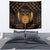Personalized Viking Dragon Tapestry with Sword Gold Scandinavian Tattoo - Wonder Print Shop