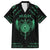 Personalized Viking Dragon Hawaiian Shirt with Sword Green Scandinavian Tattoo - Wonder Print Shop