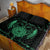 Personalized Viking Dragon Quilt Bed Set with Sword Green Scandinavian Tattoo - Wonder Print Shop