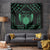 Personalized Viking Dragon Tapestry with Sword Green Scandinavian Tattoo - Wonder Print Shop
