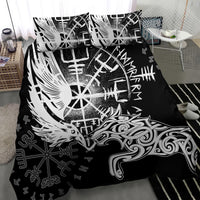 Vikings Raven and Wolf Bedding Set with Aegishjalmur Unique LT9 - Wonder Print Shop