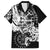 Vikings Raven and Wolf Family Matching Summer Maxi Dress and Hawaiian Shirt with Aegishjalmur Unique - Wonder Print Shop