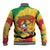 Lithuania Basketball Skeleton Personalized Baseball Jacket Skullman Lithuania Tie Dye