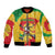Lithuania Basketball Skeleton Personalized Bomber Jacket Skullman Lithuania Tie Dye